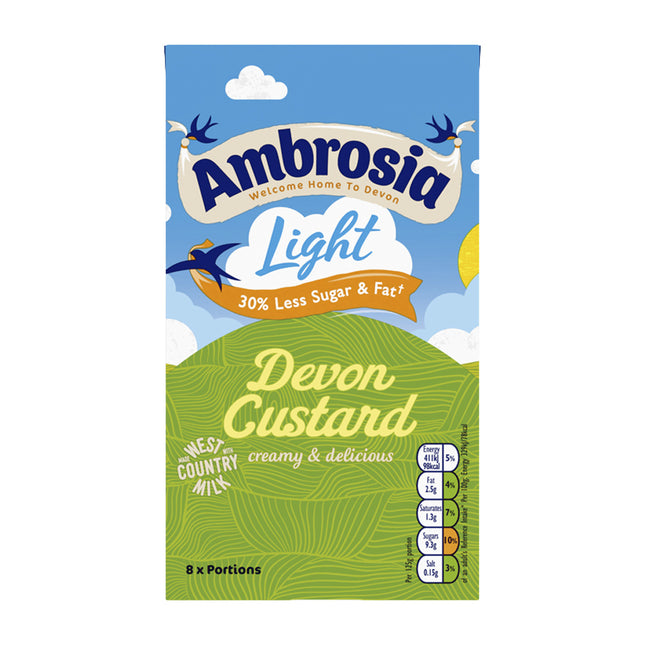 Ambrosia LIGHT DEVON CUSTARD 12/1KG