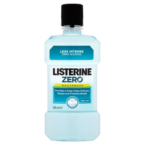 Listerine Mouthwash 500ml Zero Coolmint Mild