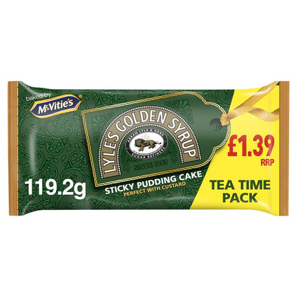 McVitie's Lyle's Golden Syrup Sticky Pudding Cake PMP £1.39 200g