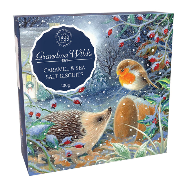 Grandma Wild's Woodland Robin & Hedgehog Box 200g