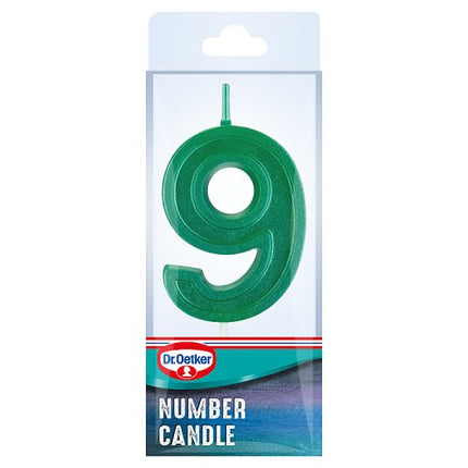 Dr. Oetker 9 Number Candle 5g