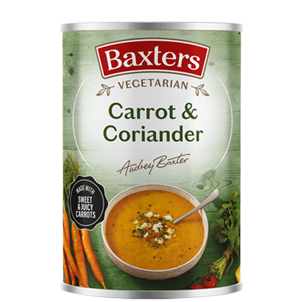 Baxters Vegetarian Carrot & Coriander 400g
