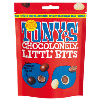 Tony's Chocolonely Littl' Bits Triple Chocolate 100g