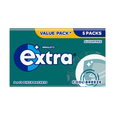 Extra Cool Breeze 10 Piece 5 Pack Outers 70g
