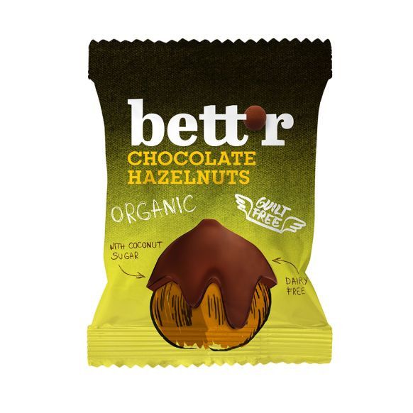 Bett'r Chocolate-Covered Hazelnuts 40G