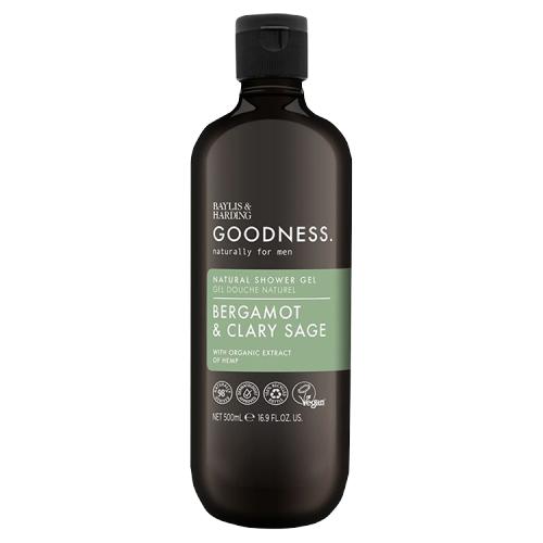 Baylis & Harding Goodness Men Shower Gel Bergamot & Clay Sage 500ml
