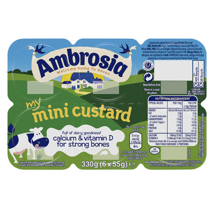 Ambrosia Custard Minis 330g