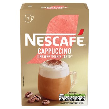 Nescafe Cappuccino Unsweetened 7 Sachets 99.4g