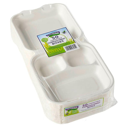 Caterpack Enviro 8 x 8 Inches Food Containers 50s