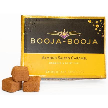 Booja Booja Almond Salted Caramel Chocolate Truffles - Eight Truffle Pack 92g