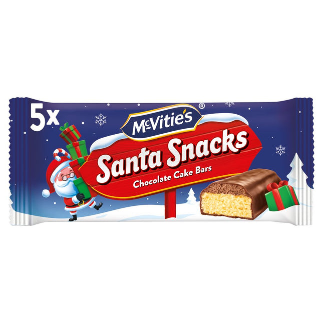 McVitie's Santa Snacks Chocolate Cake Bar 5pk 104.5g