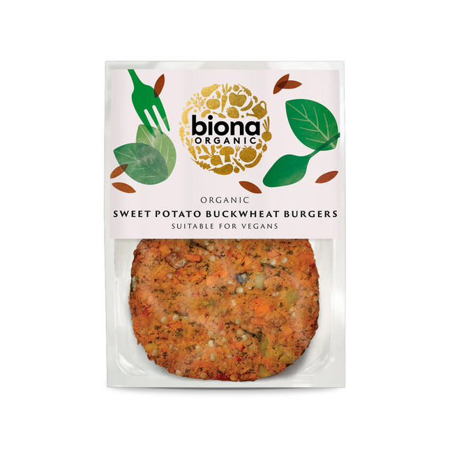 Biona Organic Sweet Potato Buckwheat Burger 160g