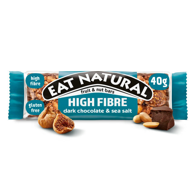 Eat Natural FIBRE PACKED DARK CHOCO & SALT T1X12 40g