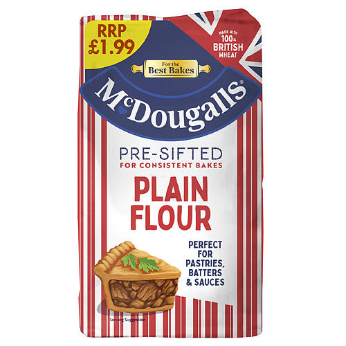 Mcdougalls Plain Flour PMP £1.99 1.1kg
