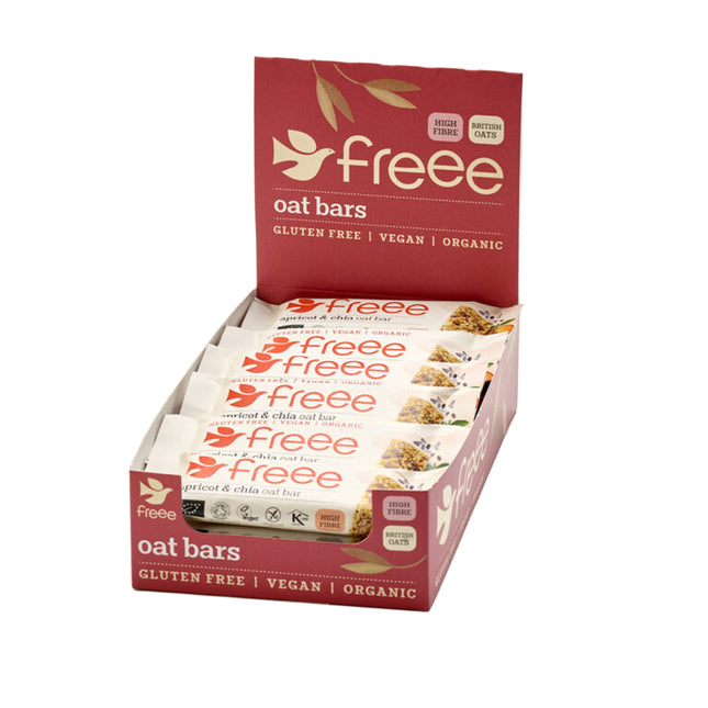 Freee Gluten Free Organic Apricot Oat Bars with Chia 35g
