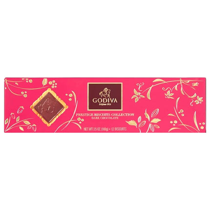 Godiva Prestige Biscuits All Dark 12PCS EMEA 100g