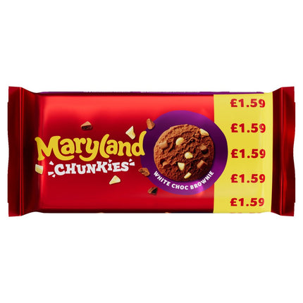 Maryland Chunk White Choc Brownie PMP £1.59 144g