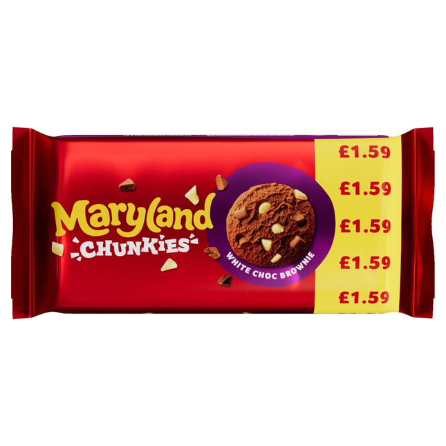Maryland Chunk White Choc Brownie PMP £1.59 144g