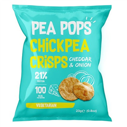 PEA POPS CHEDDAR & ONION 23G