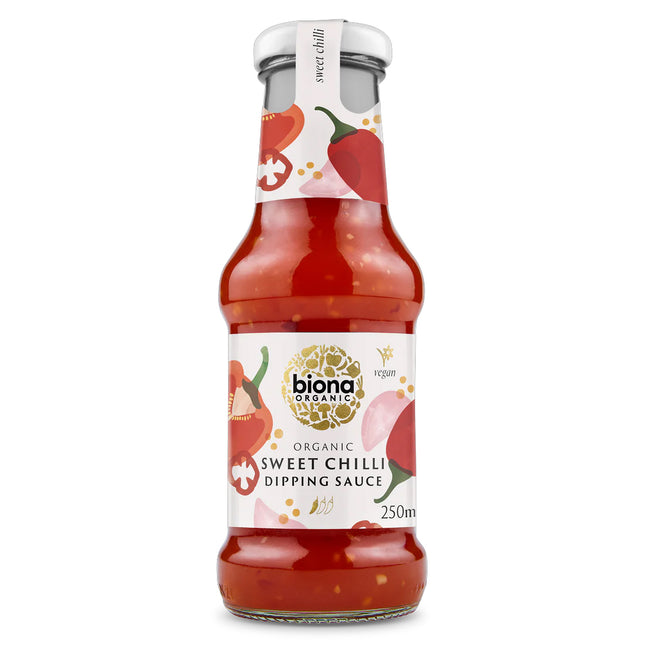 Biona Organic Sweet Chilli Sauce Thai Style Dipping Sauce 250ml