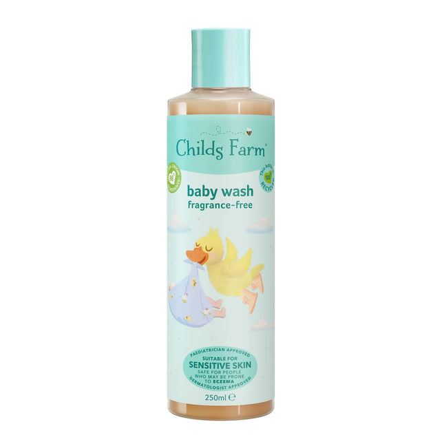 Childs Farm Baby Wash, Fragrance Free 250ml