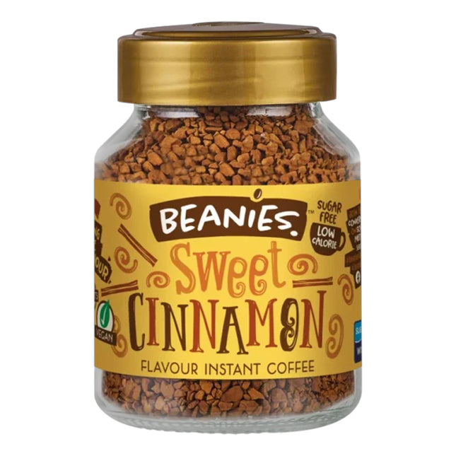 Beanies Sweet Cinnamon Instant Coffee 50g