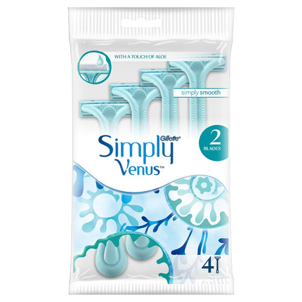 Gillette Simply Venus 2 Disposable Razors 4s