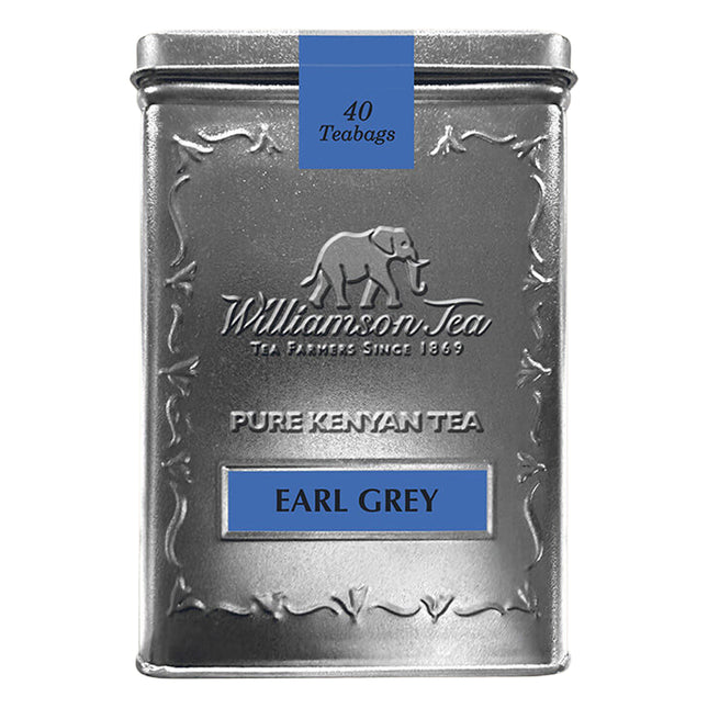 Williamson Tea Heritage Square Tin Earl Grey 40 Teabags 100g