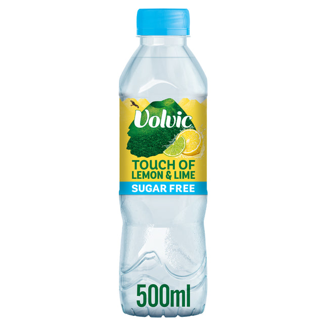 Volvic Touch of Fruit Sugar Free Lemon and Lime 500ml
