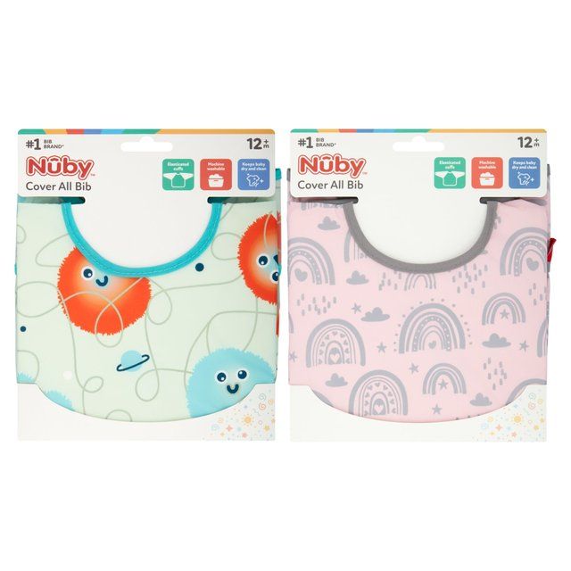 Nuby Coverall Bib Twin Pack