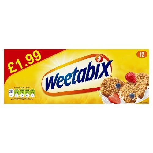 Weetabix 12'S Pm£1.99 12S