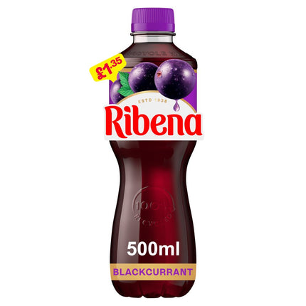 Ribena Blackcurrant PMP £1.35 500ML