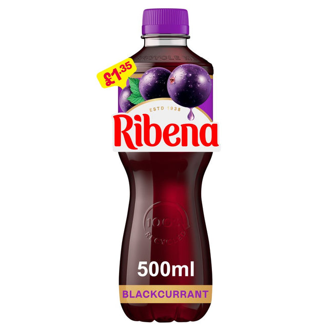 Ribena Blackcurrant PMP £1.35 500ML