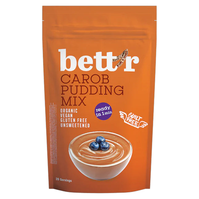 Bett'r Carob Pudding Mix 200g