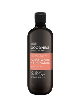 Baylis & Harding Goodness Men Shower Gel Sandalwood & Rich Vanilla 500ml