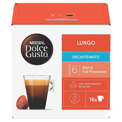 Nescafe Dolce Gusto Lungo Decaf 16 Capsules 112g