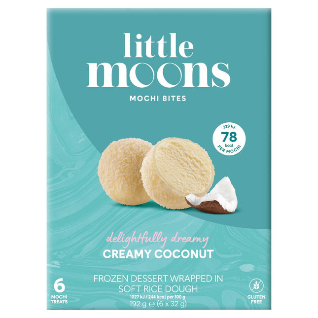 Little Moons Coconut Ice Cream Mochi 6ct