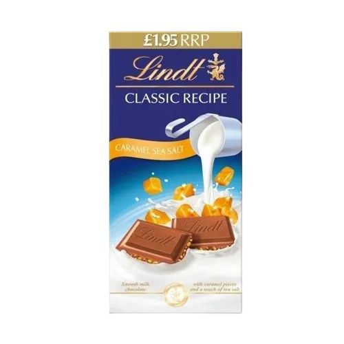 Lindt Classic Recipe Caramel Sea Salt 100g