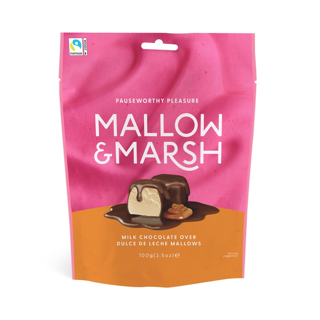 Mallow & Marsh Milk Chocolate over Dulce de Leche 100g