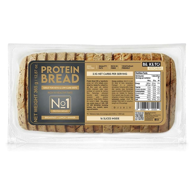 BeKeto No1 Protein Bread 365g