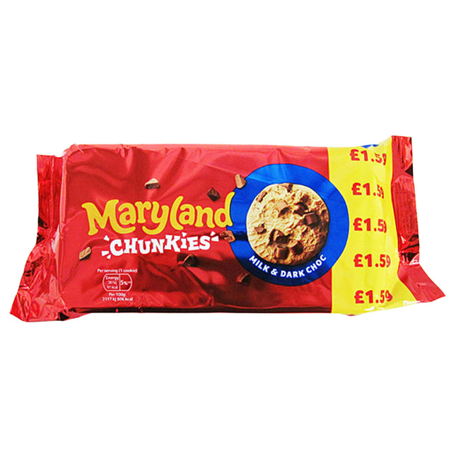 Maryland Chunk Milk and Dark PMP £1.59 12x144g