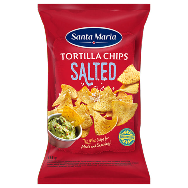 Santa Maria Plain Tortilla Chips 185g