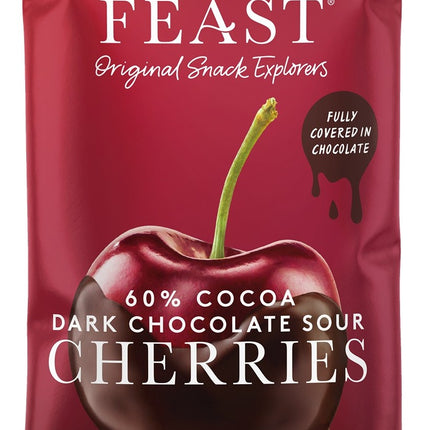 Forest Feast Belgian Dark Chocolate Sour Cherries Impulse 40g
