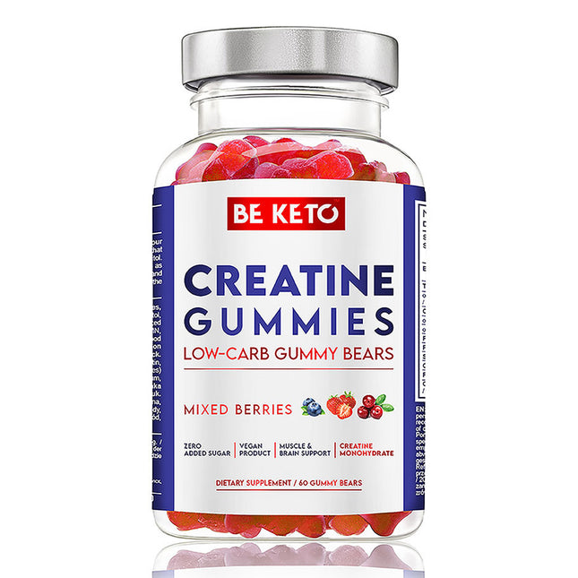 BeKeto Creatine Gummies Mixed Berries 60 Gummies