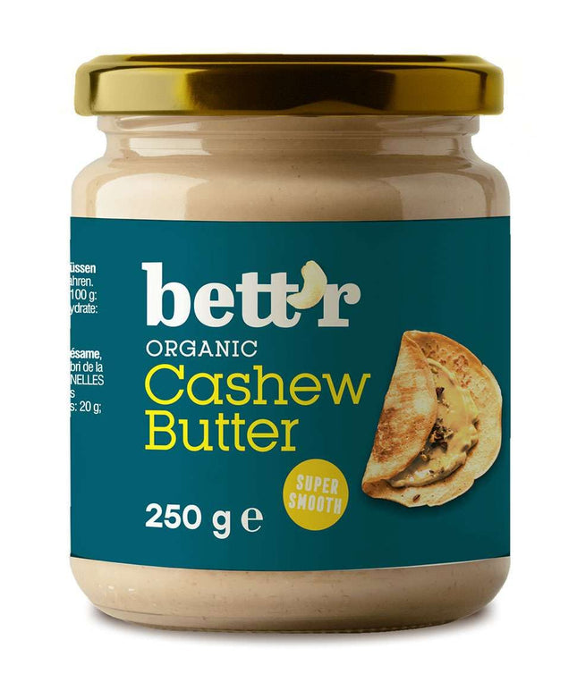Bett'r Organic Cashew Butter 250g