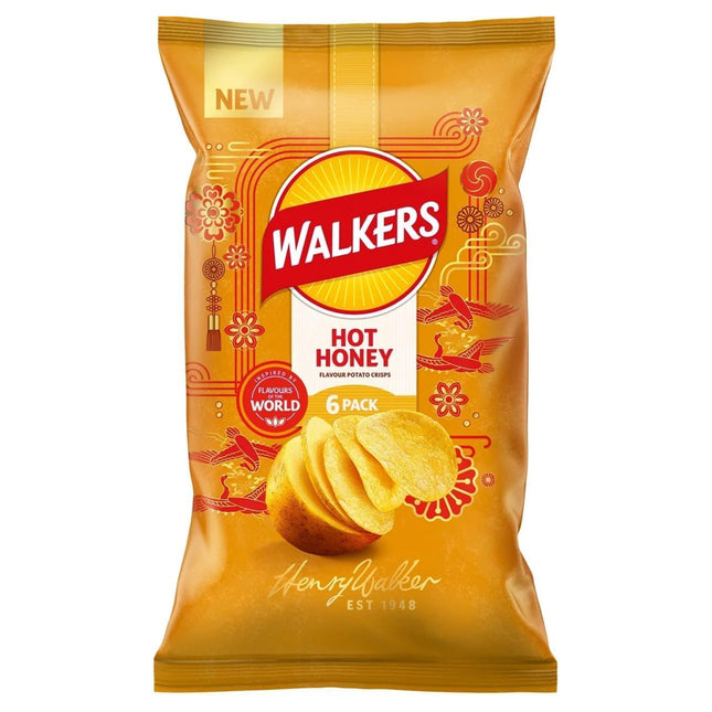 Walkers Hot Honey Multipack 6x25g