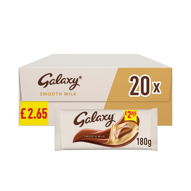 Galaxy Milk £2.65 PMP 180g