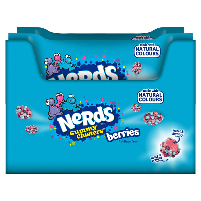 Nerds Candy Sweets Gummy Clusters Bag Berries 45g