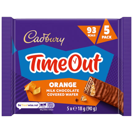 Cadbury Timeout Orange 5pk 90g