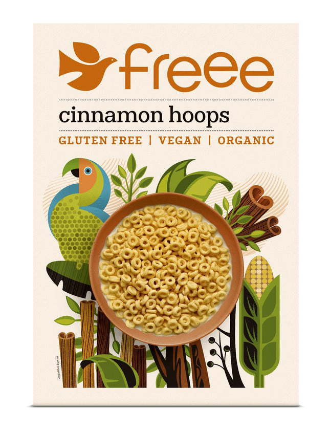 Freee Organic & Gluten Free Cinnamon Hoops 300g